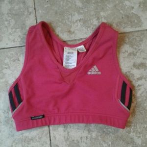 Adidas RESPONSE Hot Pink & Black Sports Bra S